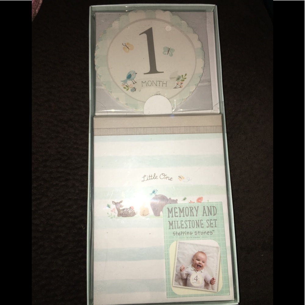 BABY MEMORY AMD MILESTONE SET PICTURE PROPS MONTHS